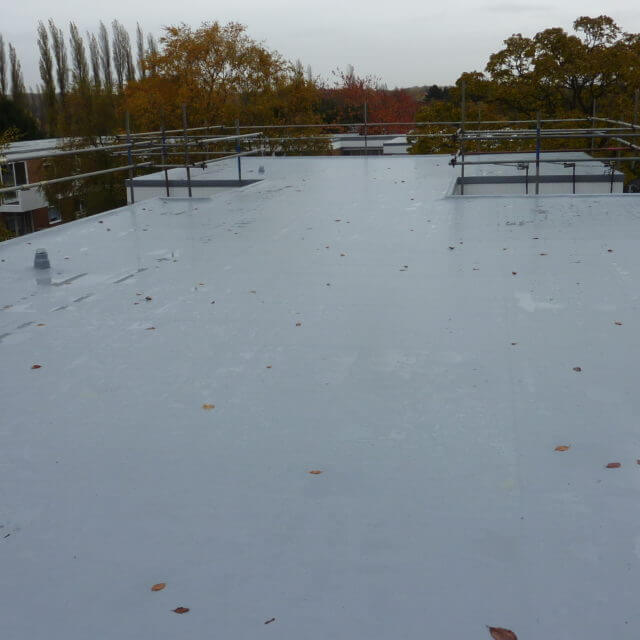 Fibre-Glass-Flat-Roof install