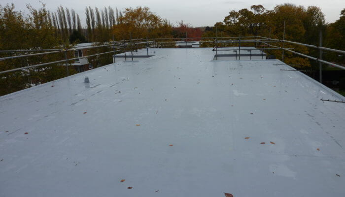 Fibre-Glass-Flat-Roof install