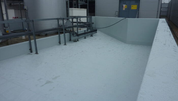 GRP-Linings completed install on a commercial roof