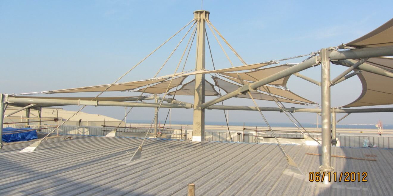 Weatherproofing solutions installed in extreme conditions at doha airport