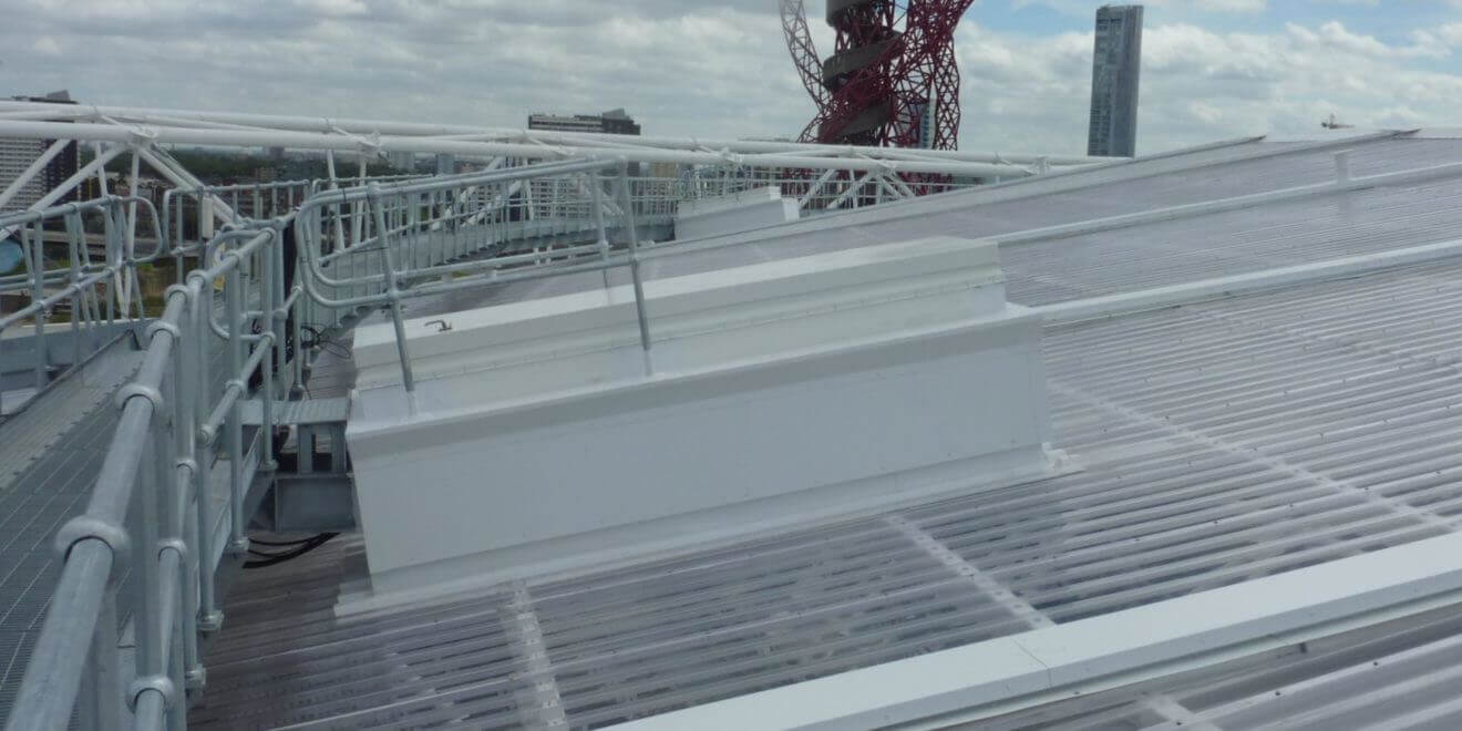 Olympic stadium Waterproofing and access hatch installation