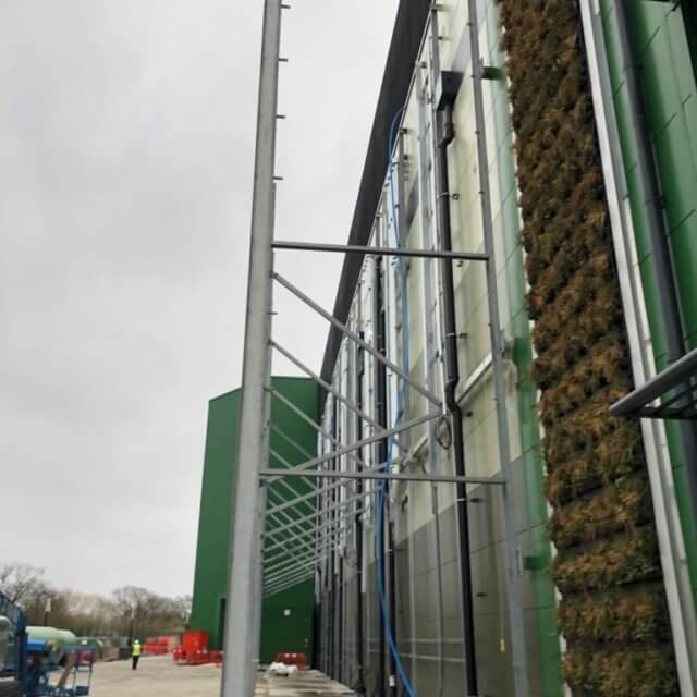 Weatherproofing of external structure installed on data centre